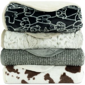 Arlee Home & Pet Waterproof Dog & Cat Throw Blanket, 60 x 70 x 0.5-in, Grey
