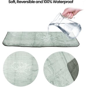 Arlee Home & Pet Waterproof Dog & Cat Throw Blanket, 60 x 70 x 0.5-in, Grey
