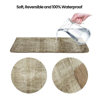 Show full view: Arlee Home & Pet Waterproof Dog & Cat Throw Blanket, 60 x 70 x 0.5-in, Toasted Coconut slide 6 of 8