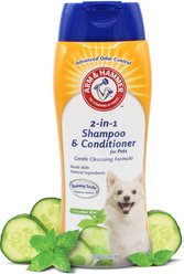 Arm & Hammer Products 2-in-1 Cucumber Mint Dog Shampoo & Conditioner, 20-fl oz bottle