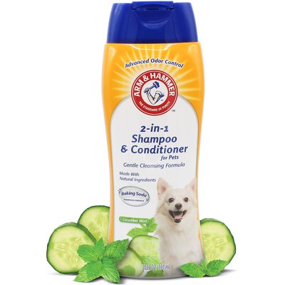 Arm & Hammer Products Arm & Hammer Products 2-in-1 Cucumber Mint Dog Shampoo & Conditioner, 20-fl oz bottle