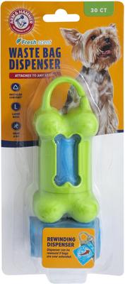 Show full view: Arm & Hammer Bone Dispenser & Disposable Waste Bags, Color Varies, 1 dispenser, 30-bags slide 1 of 5