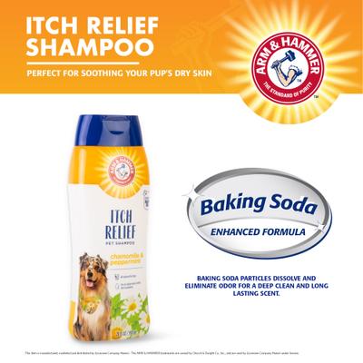 Show full view: Arm & Hammer Products Chamomile & Peppermint Itch Relief Dog Shampoo, 20-fl oz bottle slide 4 of 7