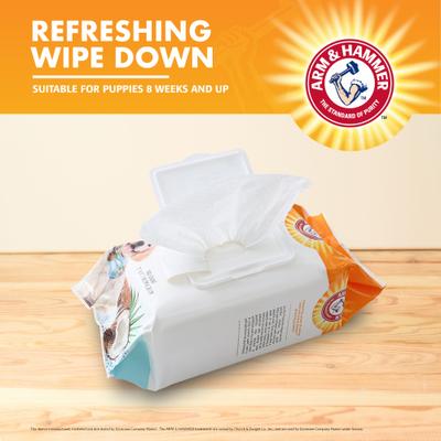Show full view: Arm & Hammer Products Coconut Water Gentle Puppy Wipes, 100 count slide 6 of 8