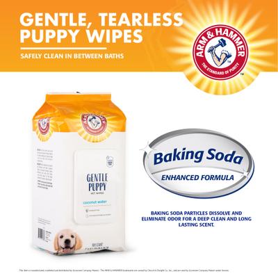 Show full view: Arm & Hammer Products Coconut Water Gentle Puppy Wipes, 100 count slide 4 of 8