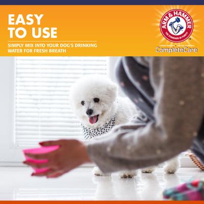 Show full view: Arm & Hammer Products Complete Care Odorless & Flavorless Dog Dental Rinse, 16-oz bottle slide 5 of 9