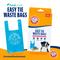 Show in main carousel: Arm & Hammer Disposable Handle Easy Tie Waste Bags, Blue, 75 count slide 2 of 4