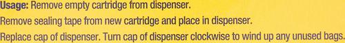 Show full view: Arm & Hammer Disposable Waste Bag Refills, Blue, 90 count slide 2 of 5