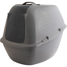 auto wet food cat feeder Zharko Four Meals Automatic Wet Feeder, Grey & Blue