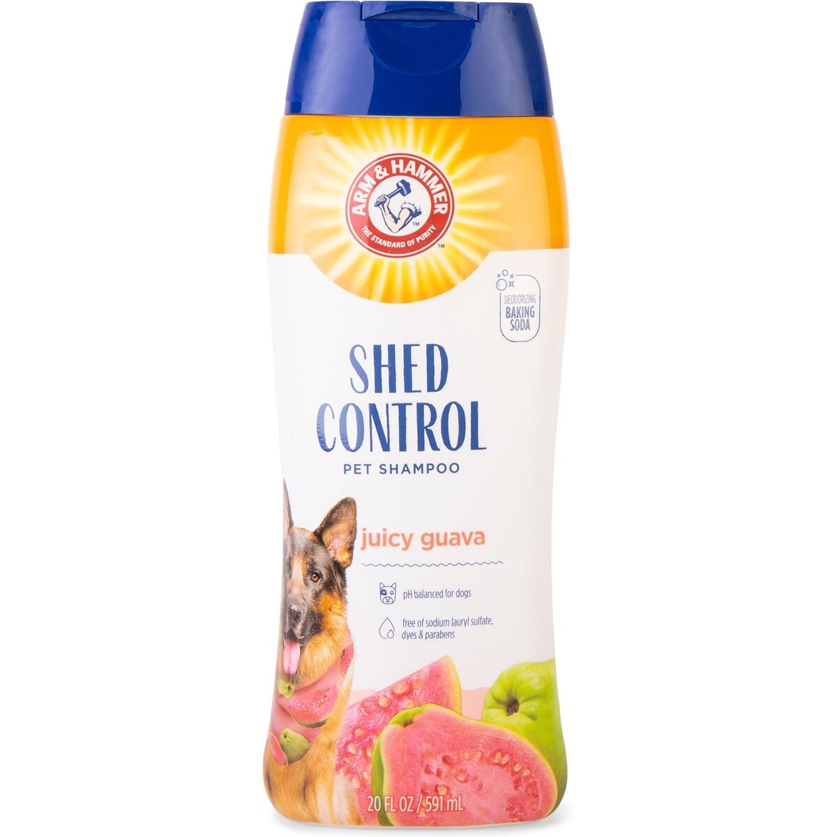 Arm & Hammer Products Juicy Guava Shed Control Dog Shampoo, 20-fl oz bottle