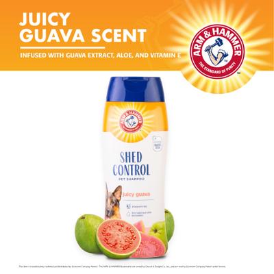 Show full view: Arm & Hammer Products Juicy Guava Shed Control Dog Shampoo, 20-fl oz bottle slide 5 of 7