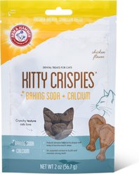 Arm & Hammer Kitty Crispies Chicken Flavored Dental Cat Chew Treats, 2-oz bag