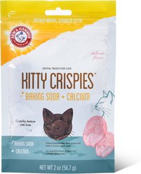 Arm & Hammer Kitty Crispies Salmon Flavored Dental Cat Chew Treats, 2-oz bag slide 1 of 5