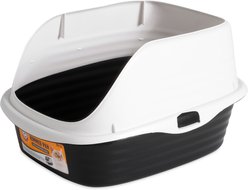 Arm & Hammer Large Rimmed Wave Cat Litter Box, Large