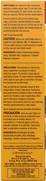 Show full view: Arm & Hammer Litter Carpet & Room Pet Fresh Carpet Odor Eliminator, 30-fl oz, 1 count slide 4 of 7