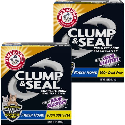 Arm & Hammer Litter Arm & Hammer Litter Clump & Seal Complete Odor Sealing Clumping Cat Litter, 56-lb bundle