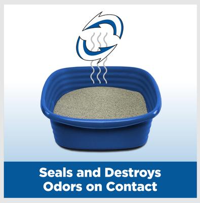 Show full view: Arm & Hammer Litter Clump & Seal Complete Odor Sealing Clumping Cat Litter, Fresh Home with Ultra Odor Blasters with 10 Days of Odor Control, 19-lb box slide 6 of 13