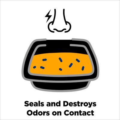 Show full view: Arm & Hammer Litter Clump & Seal Lightweight Scented Clumping Cat Litter, 18-lb bag slide 3 of 12