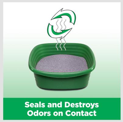 Show full view: Arm & Hammer Litter Clump & Seal MicroGuard Odor Sealing Clumping Cat Litter with 10 Days of Odor Control, 28-lb box slide 7 of 12