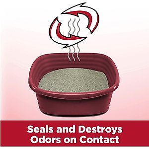 Arm & Hammer Litter Clump & Seal Multi-Cat Scented Clumping Clay Cat Litter, 28-lb box