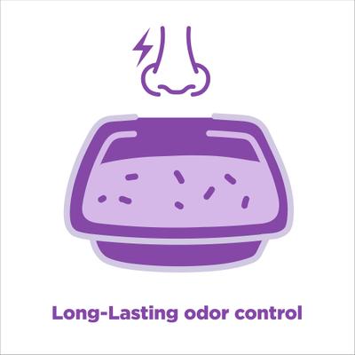 Show full view: Arm & Hammer Litter Forever Fresh Lavender Clumping Cat Litter, 18-lb box, bundle of 3 slide 4 of 13