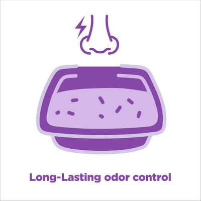 Show full view: Arm & Hammer Litter Forever Fresh Lavender Clumping Cat Litter, 18-lb box slide 4 of 13