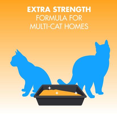 Show full view: Arm & Hammer Litter Multi-Cat Strength Clean Burst Clumping Litter, 40-lb box, bundle of 3 slide 7 of 13
