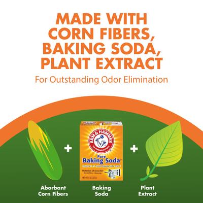 Show full view: Arm & Hammer Litter Naturals Scented Clumping Corn Cat Litter, 18-lb bag slide 3 of 13