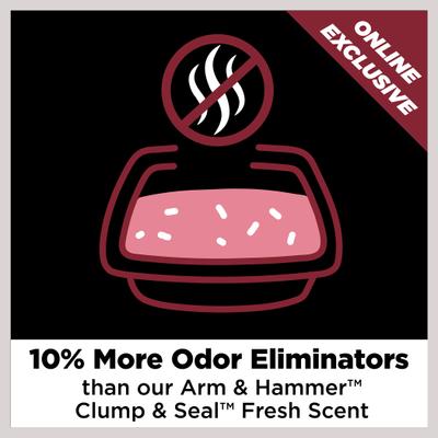 Show full view: Arm & Hammer Litter Platinum Clump & Seal Cat Litter, 27.5-lb box slide 5 of 13