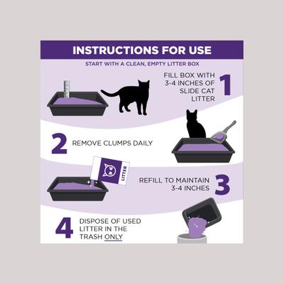 Show full view: Arm & Hammer Litter Slide Multi-Cat Scented Clumping Clay Cat Litter, 19-lb box slide 7 of 14