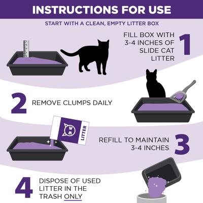 Show full view: Arm & Hammer Litter Slide Multi-Cat Scented Clumping Clay Cat Litter, 28-lb box slide 7 of 14