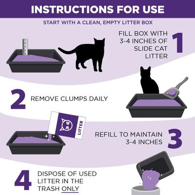 Show full view: Arm & Hammer Litter Slide Multi-Cat Scented Clumping Clay Cat Litter, 38-lb box slide 7 of 14