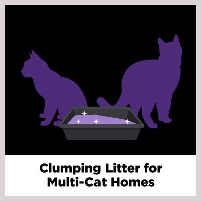 Show full view: Arm & Hammer Litter SLIDE Platinum Easy Clean-Up Multi-Cat Clumping Cat Litter, 18-lb box slide 6 of 13