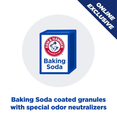 Show full view: Arm & Hammer Litter Ultra Last Unscented Clumping Clay Cat Litter, 18-lb box slide 3 of 13