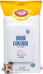 Arm & Hammer Products Odor Control Dog Grooming Wipes, 100 count