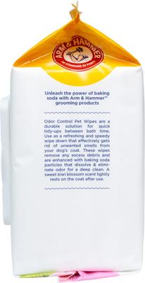 Show full view: Arm & Hammer Products Odor Control Dog Grooming Wipes, 100 count slide 3 of 5