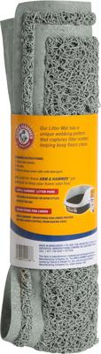 Show full view: Arm & Hammer Paws Cat Litter Box Mat, 23 x 13-in slide 2 of 5