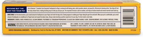 Show full view: Arm & Hammer Products Complete Care Adult Chicken Flavored Dog Toothpaste, 6.2-oz tube slide 4 of 10