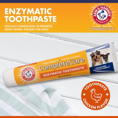 Show full view: Arm & Hammer Products Complete Care Adult Chicken Flavored Dog Toothpaste, 6.2-oz tube slide 6 of 10