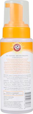 Show full view: Arm & Hammer Products Pet Fresh No-Rinse Deodorizing Juniper Mist Dog Foam, 8-fl oz bottle slide 2 of 3