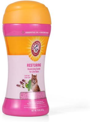 Show full view: Arm & Hammer Products Restoring Clary Sage & Mint Scent Cat Litter Box Deodorizing Crystals, 15-oz jar slide 4 of 4
