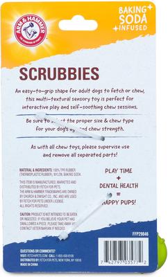 Show full view: Arm & Hammer Products Scrubbies Boomerang Moderate Adult Dental Dog Chew Toy, Multicolor, Large slide 2 of 8