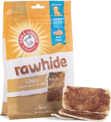 Arm & Hammer Products Small Beef Coated Rawhide Chips, 6-oz bag