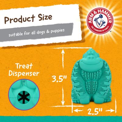 Show full view: Arm & Hammer Products Super Treadz Tough Dog Chew Toy, Gorilla, Large slide 8 of 11