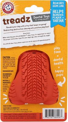 Show full view: Arm & Hammer Products Super Treadz Tough Dog Chew Toy, Gorilla, Small slide 4 of 7