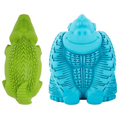 Show full view: Arm & Hammer Products Super Treadz Tough, Gorilla, Large + Dental Dog Chew Toy, Gator, Large slide 1 of 10