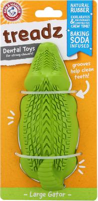 Show full view: Arm & Hammer Products Super Treadz Tough, Gorilla, Large + Dental Dog Chew Toy, Gator, Large slide 7 of 10