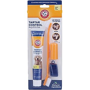 Arm & Hammer Products Tartar Control Banana Mint Flavored Enzymatic Dog Dental Kit