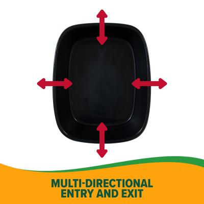 Show full view: Arm & Hammer SimplyRecycled Wave Cat Litter Box, Giant slide 5 of 7