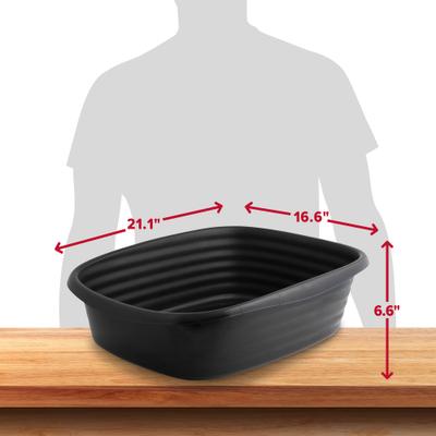 Show full view: Arm & Hammer SimplyRecycled Wave Cat Litter Box, Giant slide 2 of 7